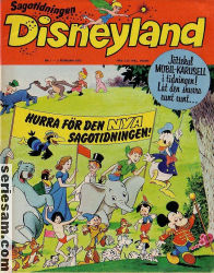 Sagotidningen Disneyland 1973 nr 1 omslag serier Sagotidningen Disneyland 1973 nr 1 omslag serier