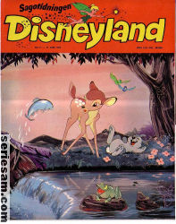Sagotidningen Disneyland 1973 nr 11 omslag serier