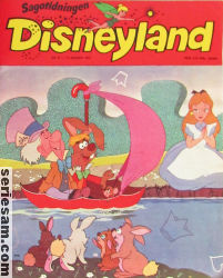 Sagotidningen Disneyland 1973 nr 15 omslag serier