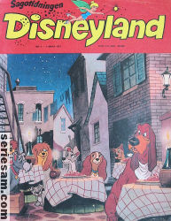 Sagotidningen Disneyland 1973 nr 3 omslag serier