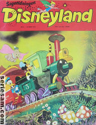 Sagotidningen Disneyland 1973 nr 4 omslag serier