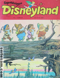 Sagotidningen Disneyland 1973 nr 5 omslag serier