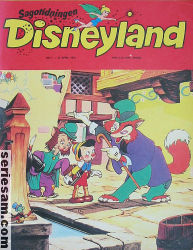 Sagotidningen Disneyland 1973 nr 7 omslag serier