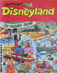 Sagotidningen Disneyland 1973 nr 9 omslag serier