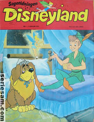 Sagotidningen Disneyland 1974 nr 1 omslag serier