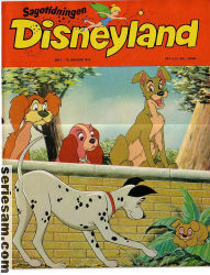 Sagotidningen Disneyland 1974 nr 2 omslag serier