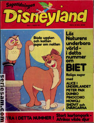 Sagotidningen Disneyland 1974 nr 5 omslag serier