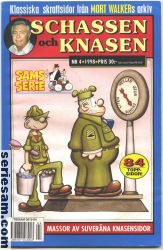 Schassen och Knasen 1998 nr 4 omslag serier