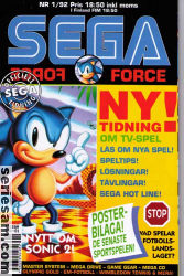 SEGA Force 1992 nr 1 omslag serier
