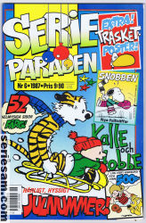 Serieparaden 1987 nr 6 omslag serier