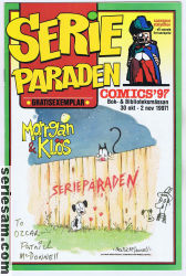 Serieparaden Gratisexemplar 1997 omslag serier Serieparaden Gratisexemplar 1997 omslag serier