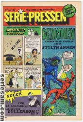 Seriepressen 1971 nr 4 omslag serier Seriepressen 1971 nr 4 omslag serier