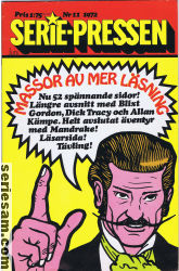 Seriepressen 1972 nr 11 omslag serier