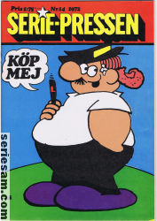 Seriepressen 1972 nr 14 omslag serier