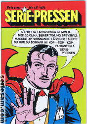 Seriepressen 1972 nr 15 omslag serier