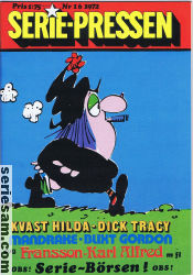 Seriepressen 1972 nr 16 omslag serier