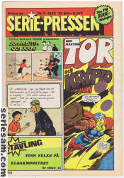 Seriepressen 1972 nr 3 omslag serier