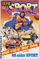 Seriesport 1983 nr 6 omslag serier Seriesport 1983 nr 6 omslag serier