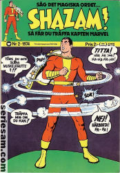 Shazam! 1974 nr 2 omslag serier Shazam! 1974 nr 2 omslag serier