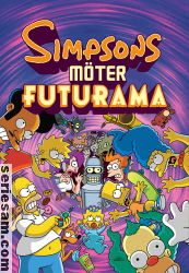Simpsons möter Futurama 2010 omslag serier