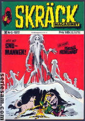 Skräckmagasinet 1972 nr 5 omslag serier