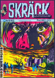 Skräckmagasinet 1973 nr 12 omslag serier