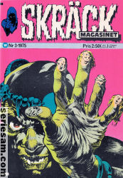 Skräckmagasinet 1975 nr 3 omslag serier