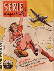Seriemagasinet 1949 nr 14 omslag serier Seriemagasinet 1949 nr 14 omslag serier