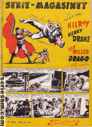 Seriemagasinet 1949 nr 2 omslag serier