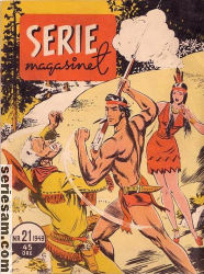 Seriemagasinet 1949 nr 21 omslag serier