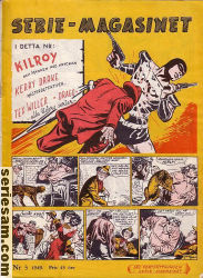 Seriemagasinet 1949 nr 3 omslag serier Seriemagasinet 1949 nr 3 omslag serier