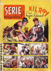 Seriemagasinet 1949 nr 7 omslag serier Seriemagasinet 1949 nr 7 omslag serier