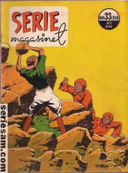 Seriemagasinet 1950 nr 33 omslag serier