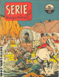 Seriemagasinet 1950 nr 36 omslag serier