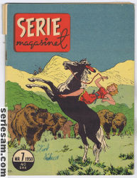 Seriemagasinet 1950 nr 7 omslag serier