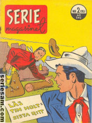 Seriemagasinet 1951 nr 2 omslag serier