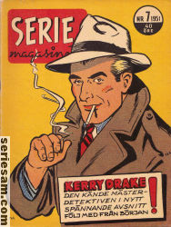 Seriemagasinet 1951 nr 7 omslag serier