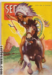 Seriemagasinet 1954 nr 22 omslag serier
