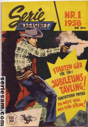 Seriemagasinet 1958 nr 1 omslag serier