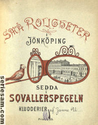 Små roligheter uti Jönköping 1887 omslag serier Små roligheter uti Jönköping 1887 omslag serier