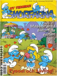 Smurfarna 2002 nr 1 omslag serier