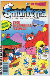 Smurferna 1992 nr 1 omslag serier