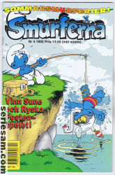 Smurferna 1992 nr 4 omslag serier Smurferna 1992 nr 4 omslag serier