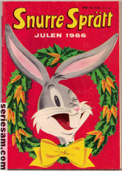 Snurre Sprätt jul 1966 omslag serier Snurre Sprätt jul 1966 omslag serier