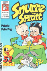 Snurre Sprätt 1987 nr 2 omslag serier Snurre Sprätt 1987 nr 2 omslag serier