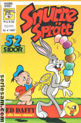 Snurre Sprätt 1987 nr 4 omslag serier Snurre Sprätt 1987 nr 4 omslag serier