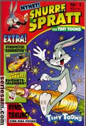 Snurre Sprätt och Tiny Toons 1992 nr 1 omslag serier Snurre Sprätt och Tiny Toons 1992 nr 1 omslag serier
