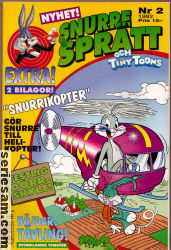 Snurre Sprätt och Tiny Toons 1992 nr 2 omslag serier