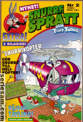 Snurre Sprätt och Tiny Toons 1992 nr 2 omslag serier Snurre Sprätt och Tiny Toons 1992 nr 2 omslag serier