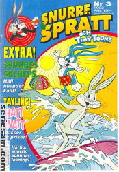 Snurre Sprätt och Tiny Toons 1992 nr 3 omslag serier Snurre Sprätt och Tiny Toons 1992 nr 3 omslag serier